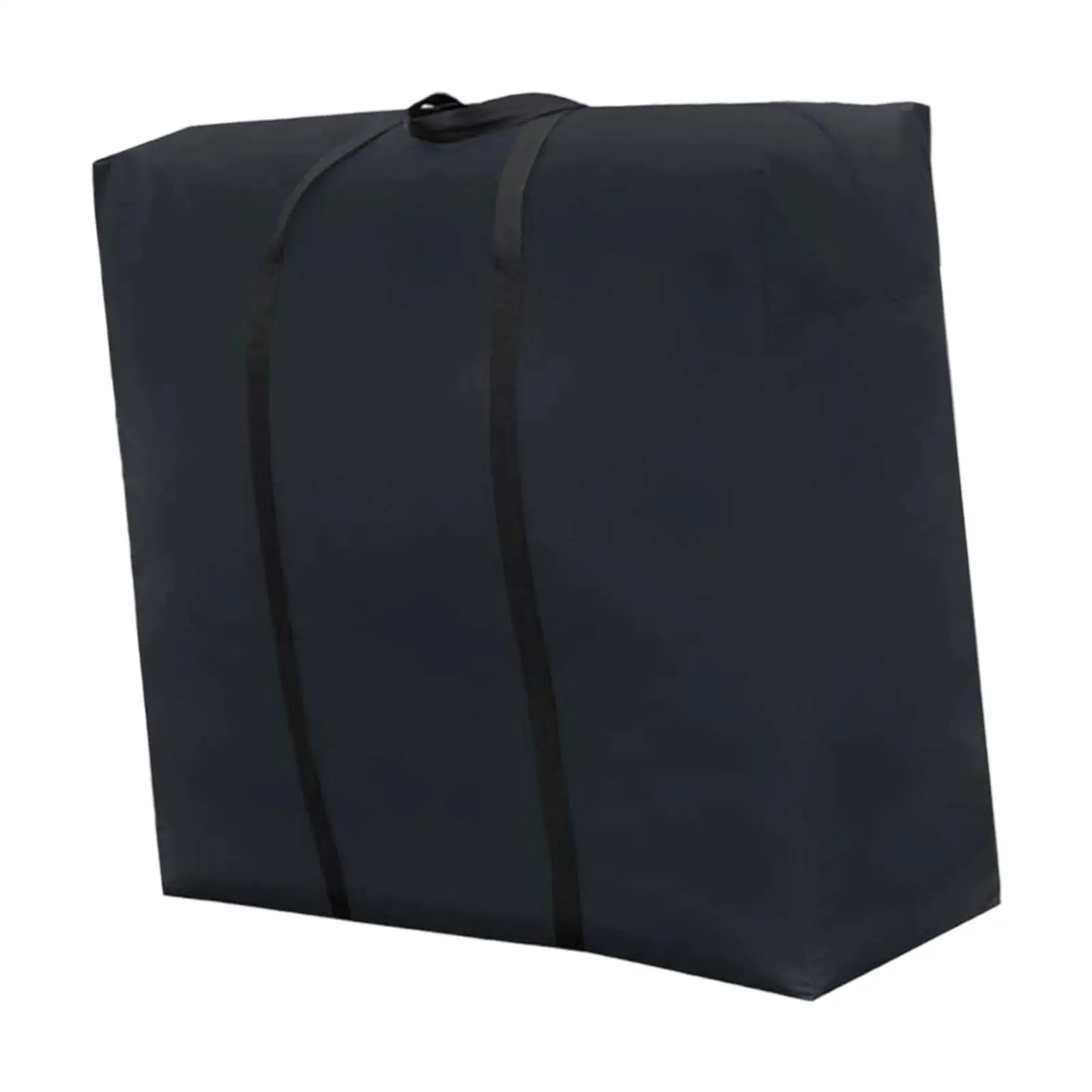 Folding Organizer Bag, Heavy Duty Black Oxford Compact Travel Camping Bag.