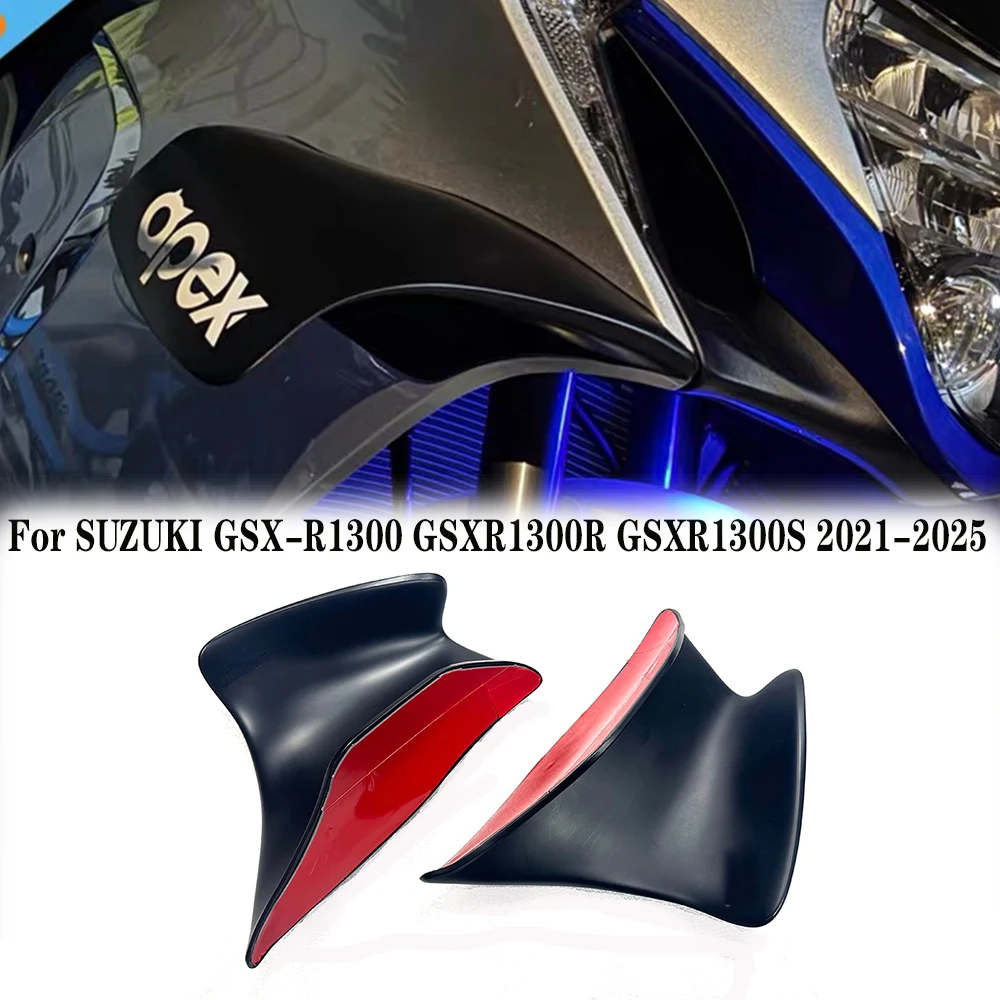 

New For SUZUKI Hayabusa GSXR1300R GSX-R1300S 2021-2025 Motorcycle Fixed Wing GSXR1300 spoiler Windshield New Accessories