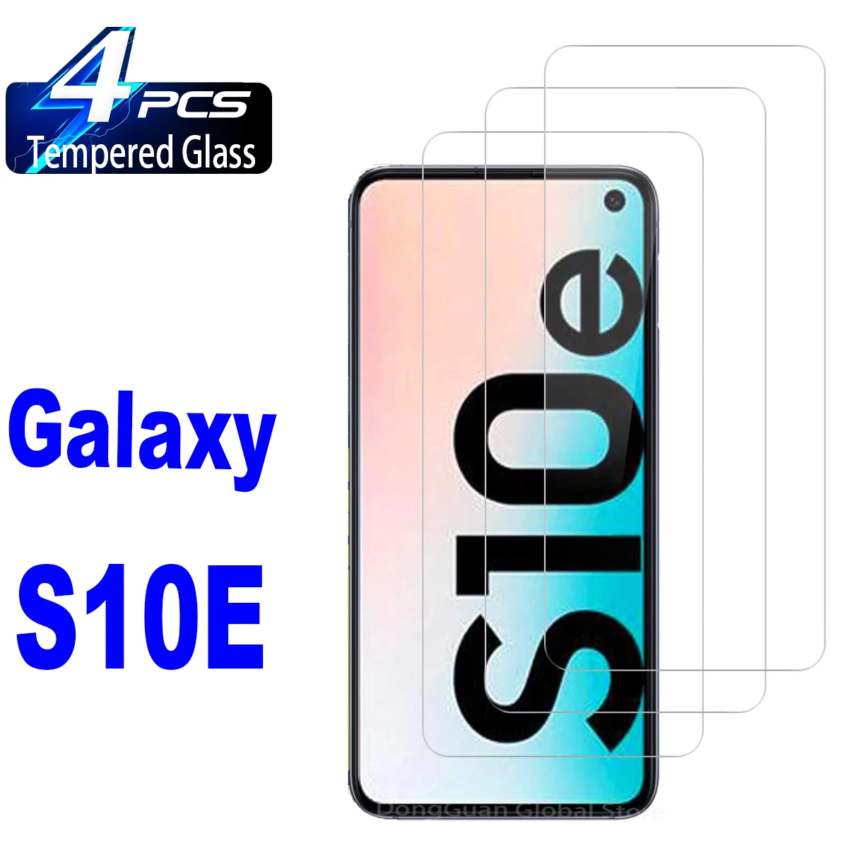 

9H Screen Protector Glass For Samsung Galaxy S10E 2/4Pcs HD Tempered Glass Film