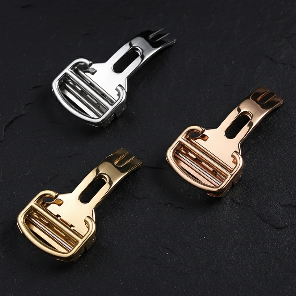 

for Cartier Blue Balloon Watch Buckle 12mm 14mm 16mm 18mm 20mm Watchband Folding Clasp Button Silver Stainless Steel Metal Clasp
