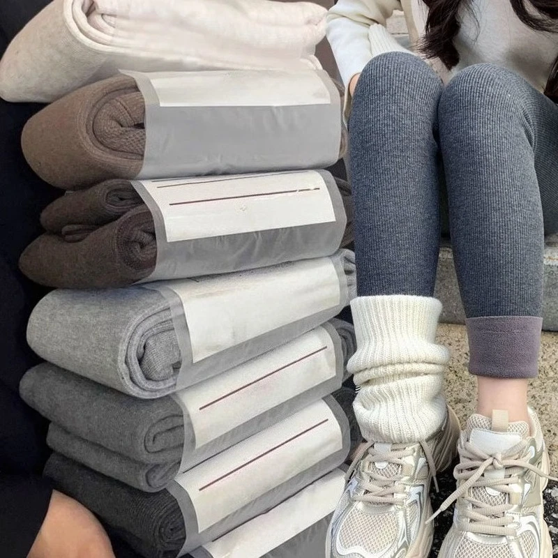 

Women Warm Winter Sexy Translucent Pantyhose Leggings Thick Thermal Tights Stockings Female High Waist Elastic Slim Pantyhose