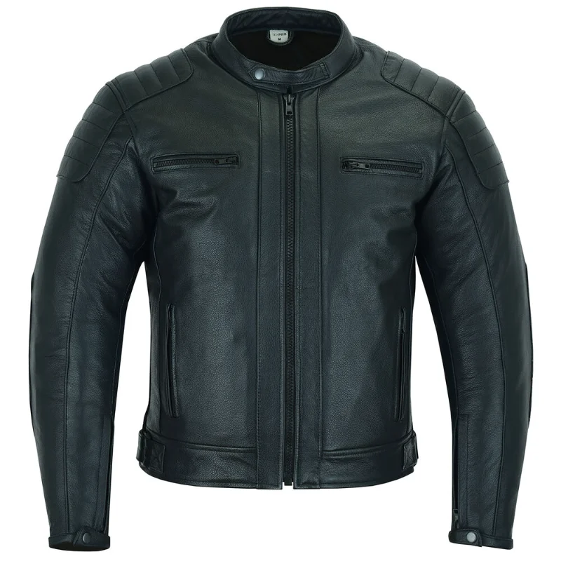 

Genuine Leather Jacket for Men's Motorcycle Jacket for Travelling Bicycle To Keep Warm European and American Men's Trend