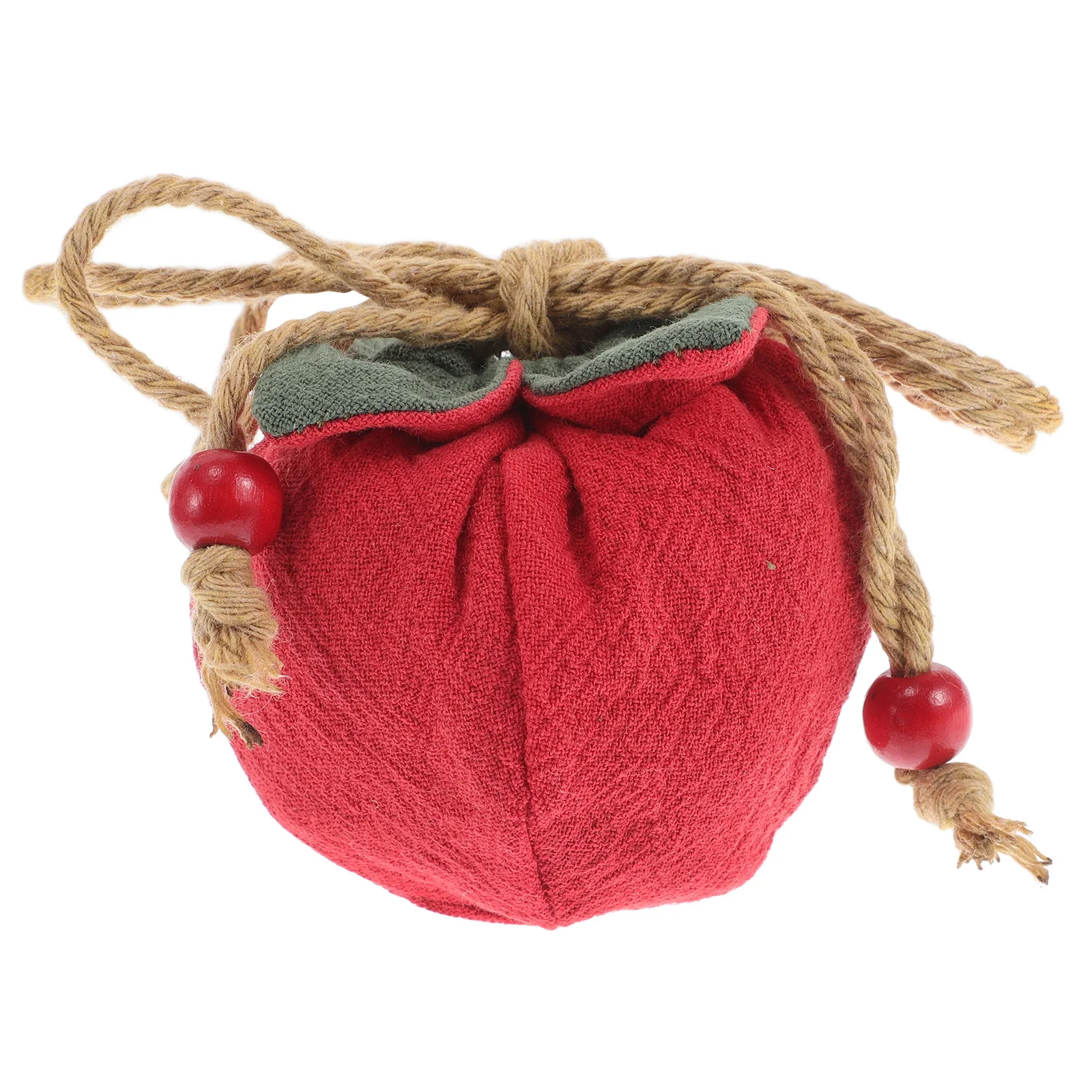 

Red Persimmon Sachet Pendant Chinese Style Brocade Bag for Car Home Office Decor Auspicious Lucky Amulet Charm Portable Blessing