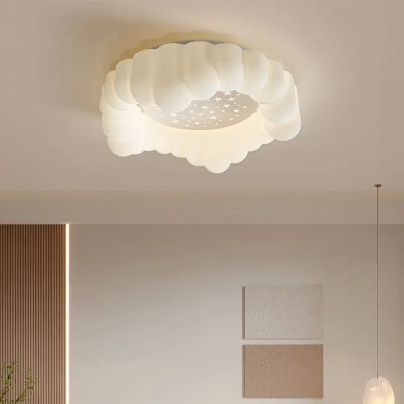 Bedroom LED Light Dreamy Clouds Starry Sky Ceiling Lights Warm Romantic Boys Girls Bedroom Children's Room Decor Ceiling Lamps