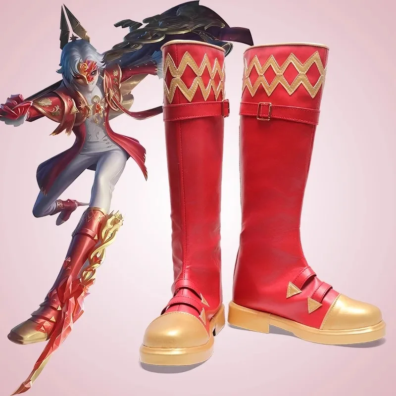 Обувь для косплея в стиле аниме Ithaqua, Identity V Night Watcher, маска, реквизит, карнавальные ботинки на Хэллоуин, обувь из искусственной кожи, индивидуальный заказ для женщин и мужчин