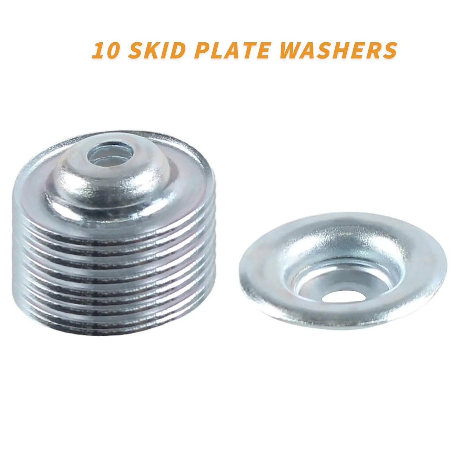 New UTV Skid Plate Washers Bolt Silvery For ALL POLARIS RZR except 170 so thats Turbo 1000 XP & S 900 XP & S 800 and 570