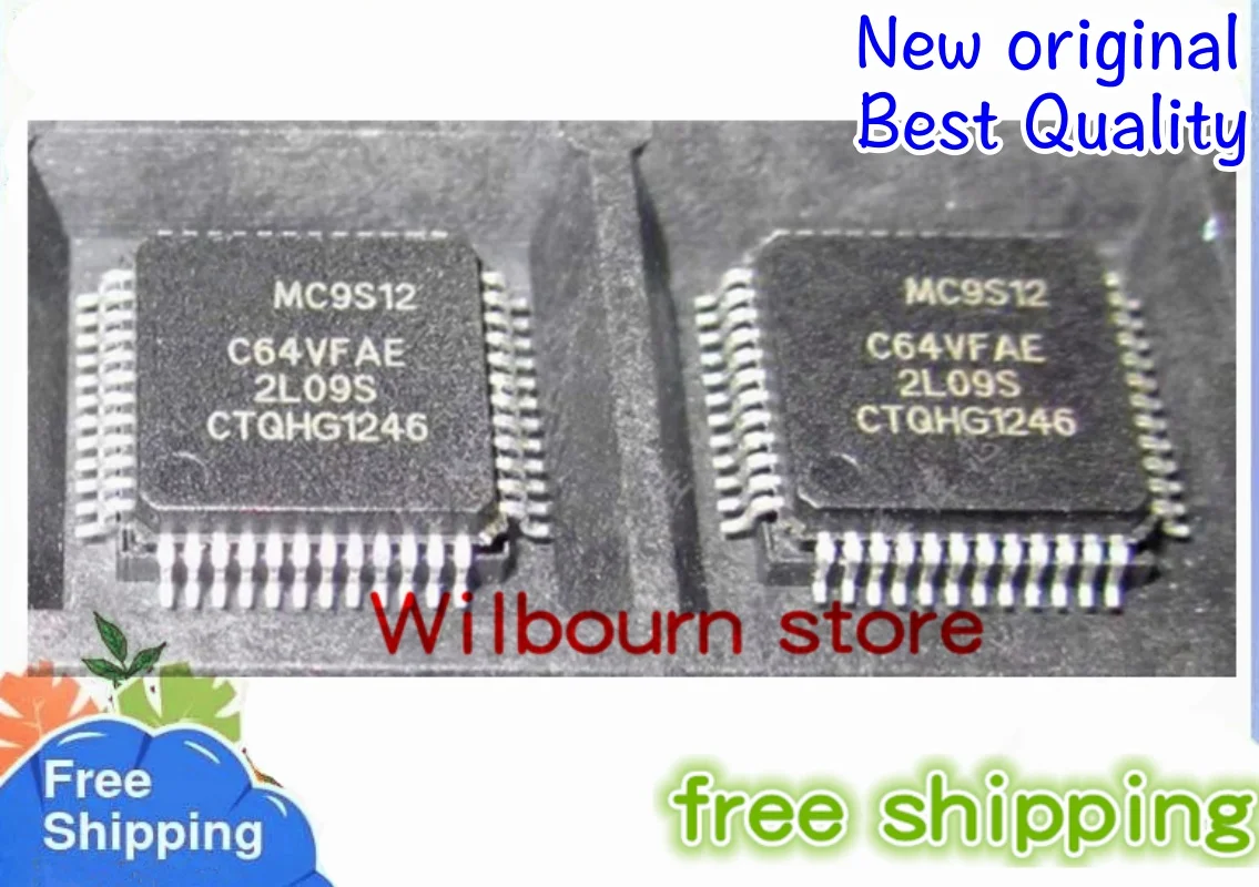 

2PCS~10PCS/LOT MC9S12C64VFAE MC9S12 C64VFAE QFP48 New original stock