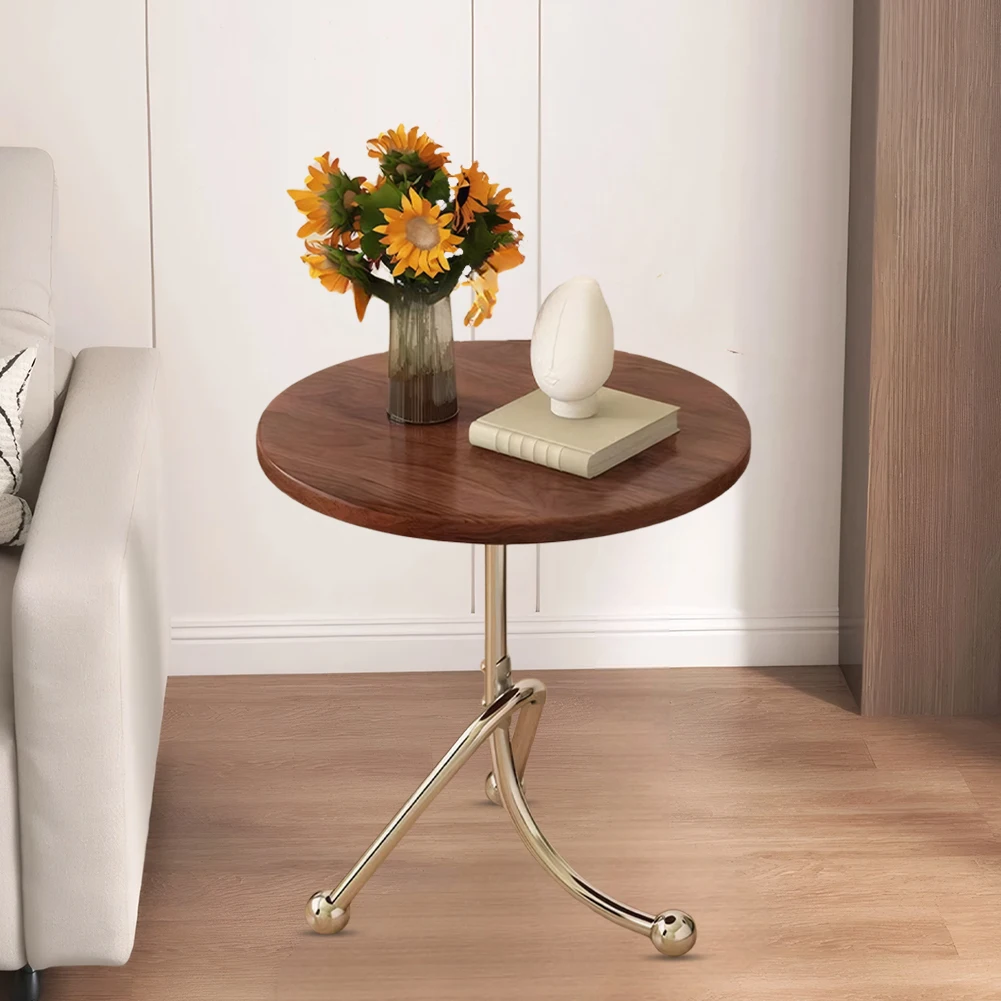 

15.75 X16.14 Inches Small Round Side Table Coffee Table End Table Bedside Table for Bedroom Living Room Small Spaces