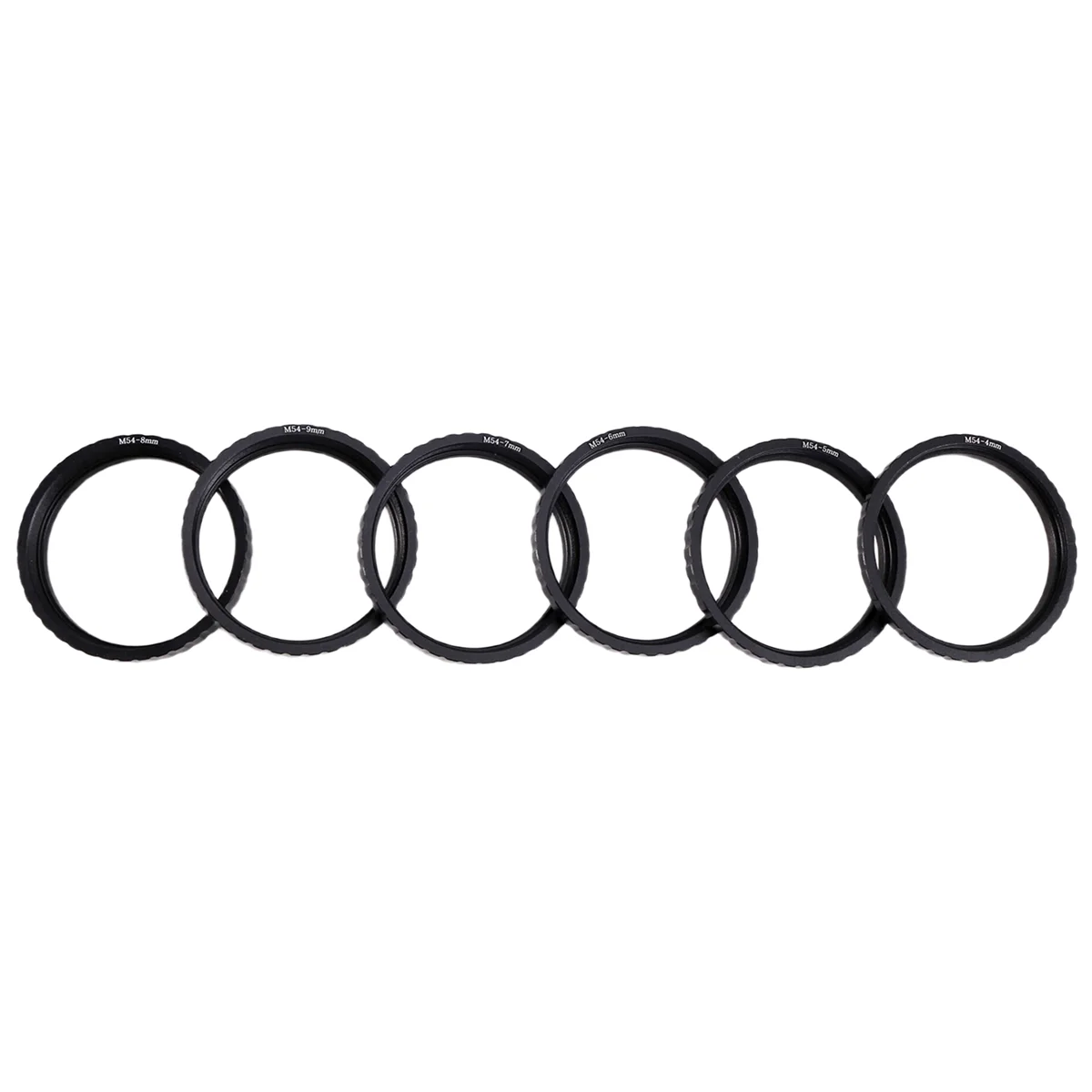 

AA74 M54x0.75 Metal Length Extension Tube Kits 4/5/6/7/8/9mm for Astronomical Telescope Photography Extending T Ring