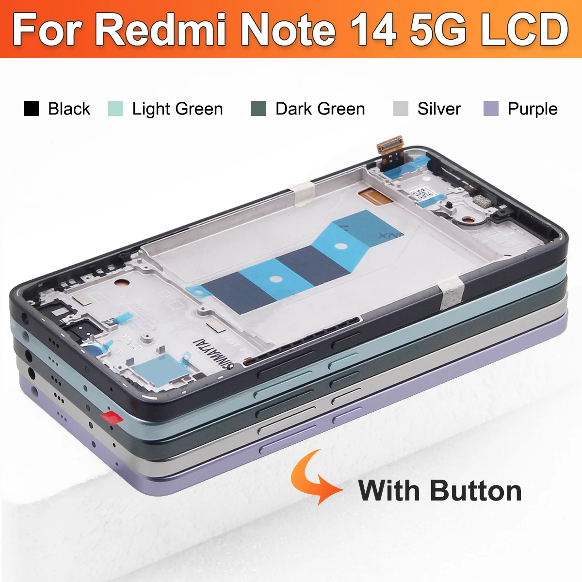 per-xiaomi-redmi-note-14-5g-display-lcd-di-ricambio-667-''touch-screen-digitale-con-cornice-digitizer-assembly-per-note14