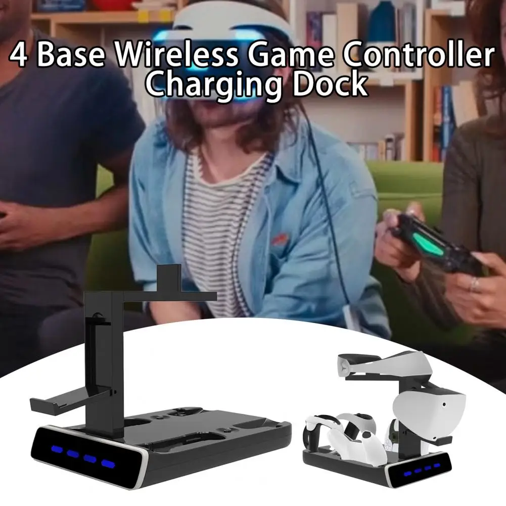 

Convenient Simple Operation DC 5V2.5A 4 Base Wireless Controller Charging Dock Station for PS 5/for PS VR2