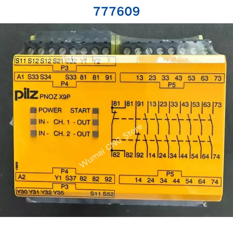 العلامة التجارية الجديدة PILZ التتابع PNOZ X9P 777609