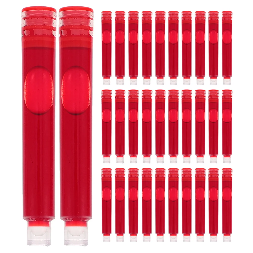

50Pcs Black Ink for Fountain Pens Reliable Supply for Students and Professionals Easy to Use Fountain Pen Ink Supplies