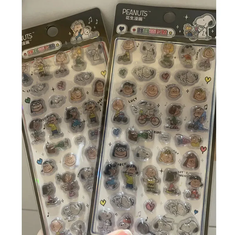 1/4 قطعة سنوبي اليابانية ثلاثية الأبعاد الإغاثة كريستال ملصق لطيف Diy بها بنفسك الهاتف المحمول لاصقة تزيين طالب حساب اليد القرطاسية هدية #3