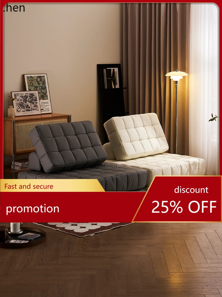 

YFY Waffle Lazy Sofa Sleeping and Lying Cat Scratching Leather Living Room Module Units Tatami