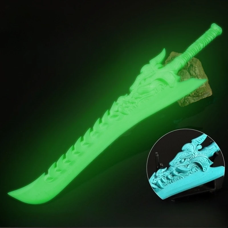 26ซม.Ne Zha 2 Ao Guangอาวุธอะนิเมะอุปกรณ์ต่อพ่วงมังกรฟันดาบFull Metal Craftสะสมโต๊ะเครื่องประดับของเล่นเด็ก