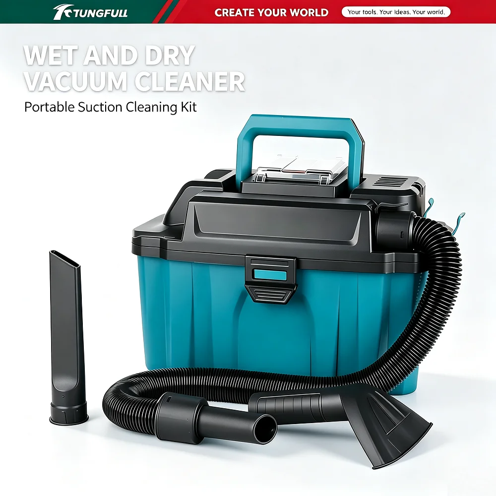 TUNGFULL Brushless Vacuum Cleaner for Makita Dust Collector Drum Household Vacuum Cleaner No Battery Included