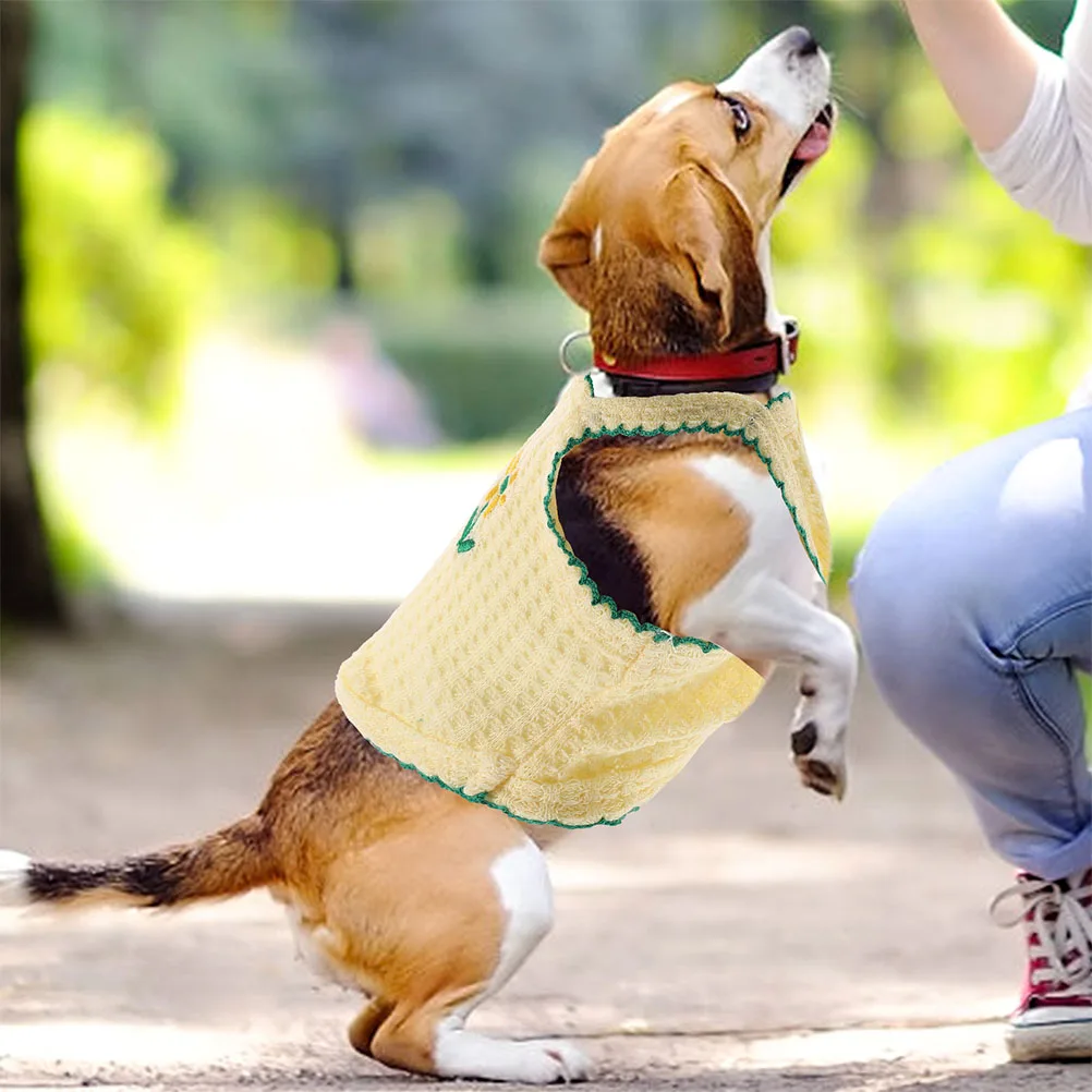 

Comfortable Pet Dog Vest Summer Breathable Lightweight Wear-Resistant Puppy Clothes Outdoor Party Costume Dog Vest