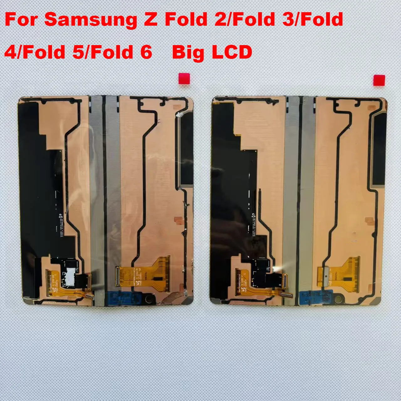 AMOLED Original interno grande para Samsung Z Fold 2/Fold 3/Fold 4/Fold 5/Fold 6 pantalla LCD reparación de ensamblaje de digitalizador con pantalla táctil