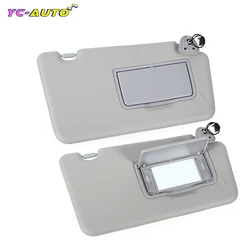 Car Sunvisor Accessories For Renault Koleos 2009 2010 2011 2012 2013 2014 2015 2016 Front Sun Visor Wth Makeup Mirror With Light