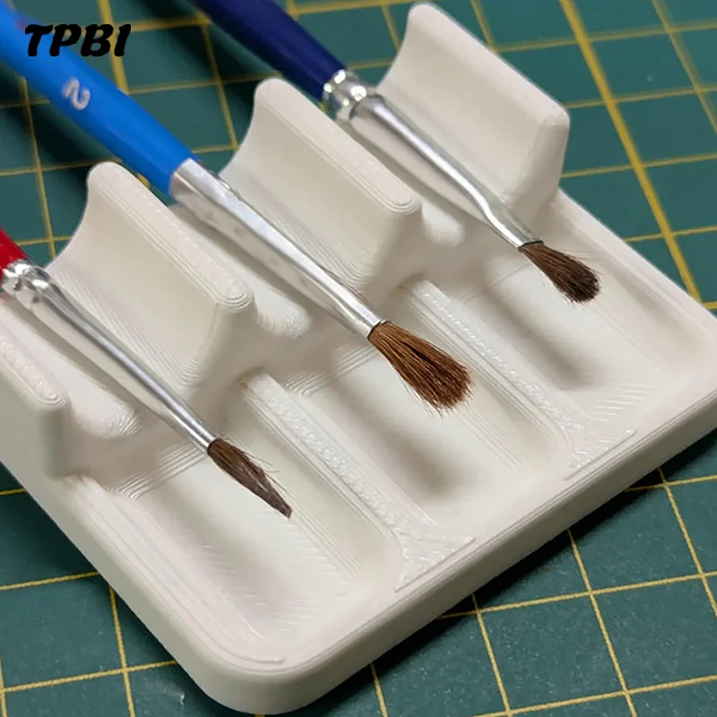 Space-Saving Plastic Brush Holder pincel кисть To Clean Portable For Watercolor Acrylic Oil Painting Brush Storage Organizer