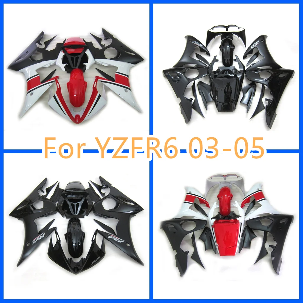 Free Custom Bodywork for 2003 2004 2005 YZFR6 YAMAHA YZF-R6 YZF R6 600CC YZF600 03 04 05 100% Fit Injection Mold ABS Fairing Kit