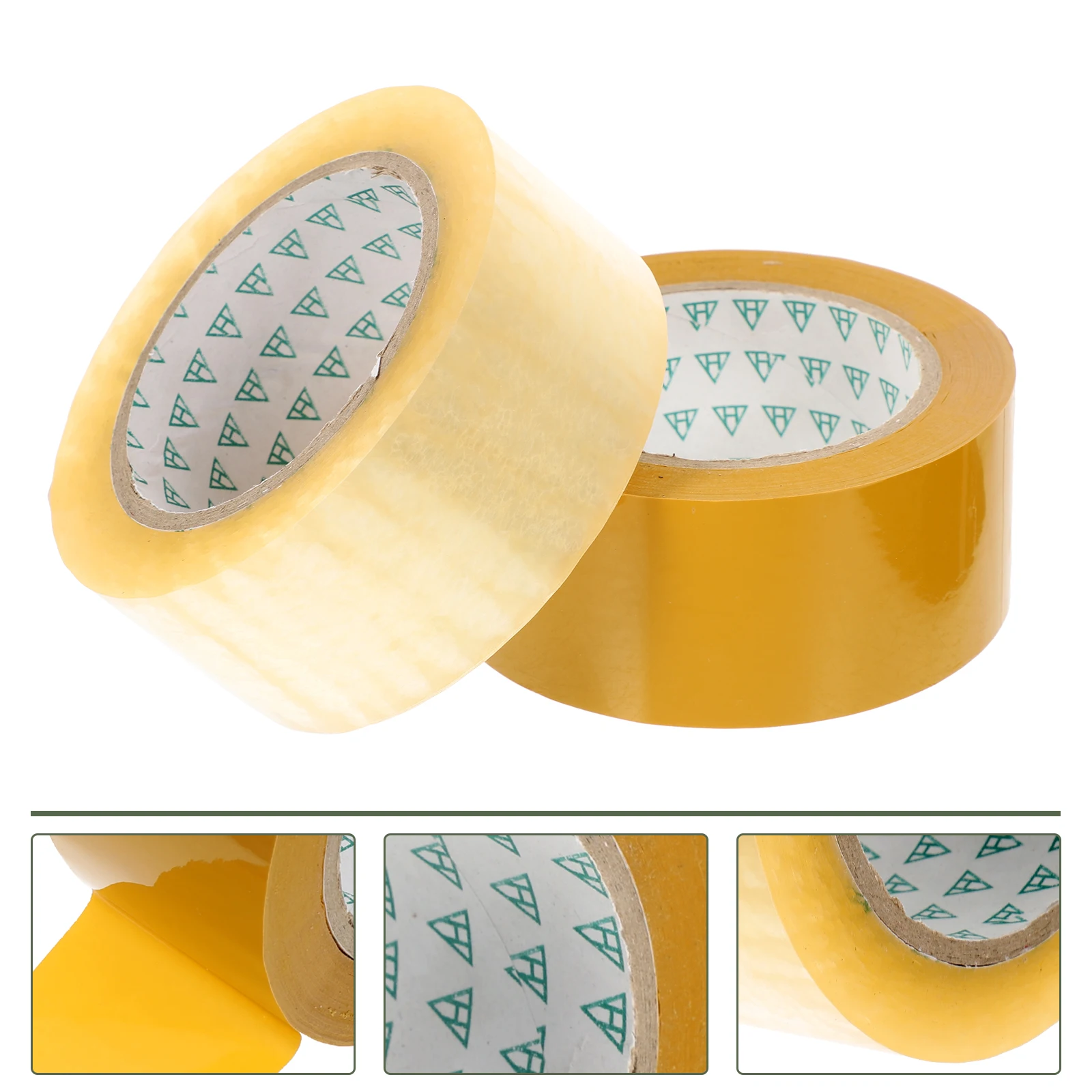 2 Rolls Sealing Tape Glue Mailing Household for School Bopp Boxes Office Packing Tape' Moving