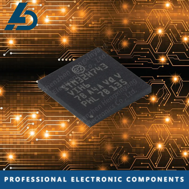 1 piece STM32H743VIH6 TFBGA-100 ARM Cortex-M7 32-bit microcontroller-MCU