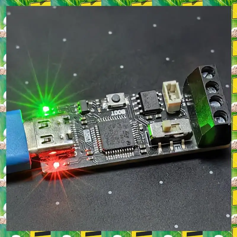 Modulo da USB a CAN elettronico 3C Cancable PCAN Debugger TYPE-C per comunicazione software di debug Linux Win10 11, modulo da USB a CAN