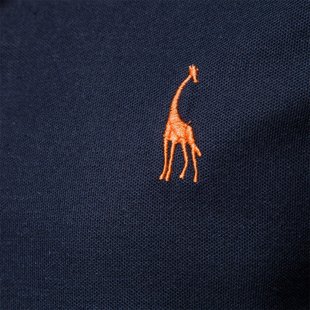 AIOPESON Borduren 35% Katoenen Poloshirts voor Mannen Casual Effen Kleur Slim Fit Heren Polo's Nieuwe Zomer Modemerk Herenkleding