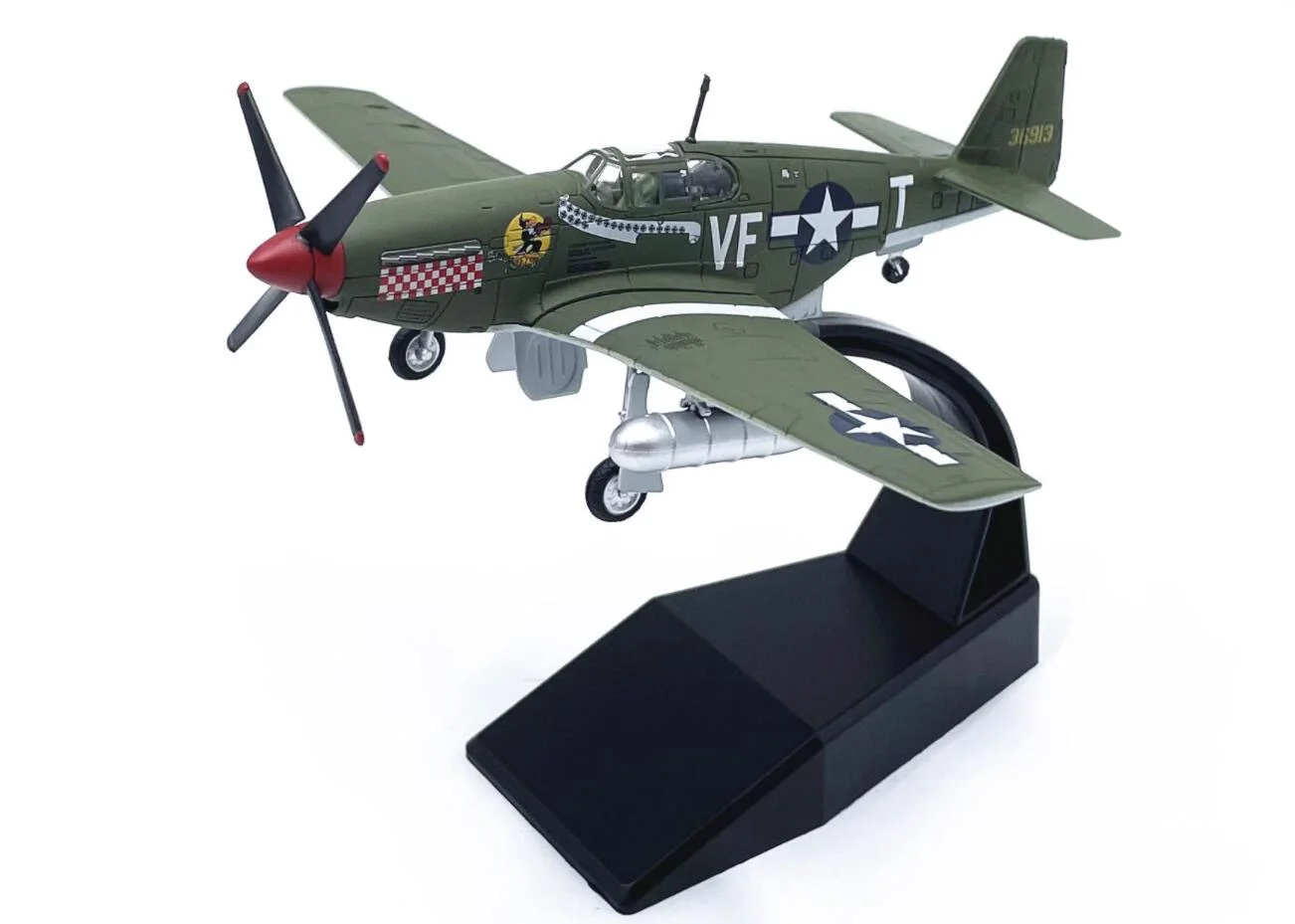 1: 72 WWII US P-51 P51 fighter model  Alloy finished product collection model