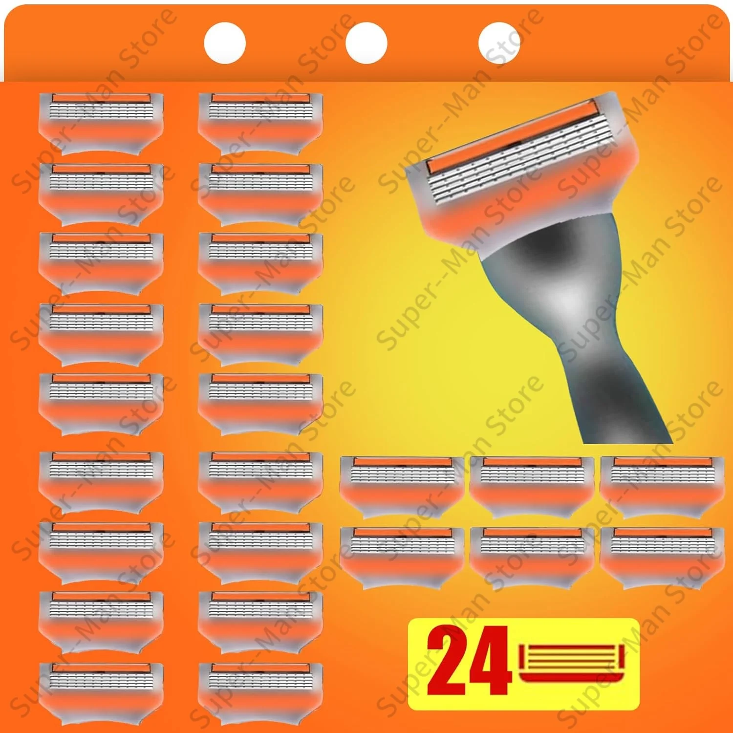 Razor Refills for Men, Razor Blades Men with Lubrastrip for a Close Shave, Compatible with Razors