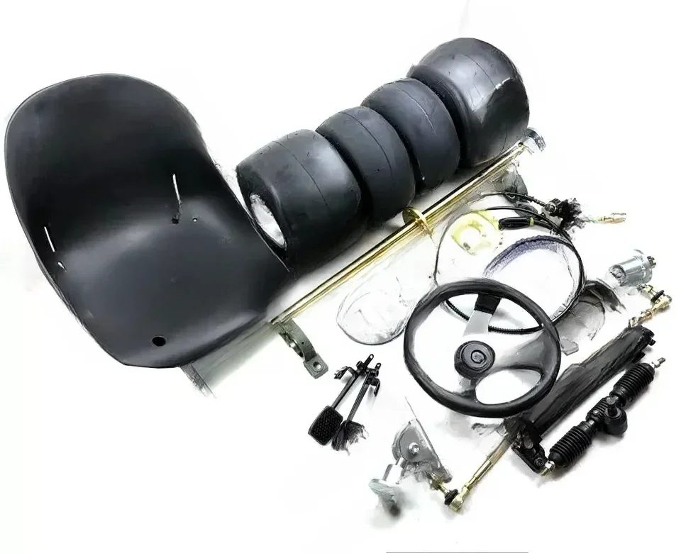 Kit complet de jante d'appellation de roue arrière pour Go 1M, pneu de kart, 10*4.5-5, 11*7.10-5