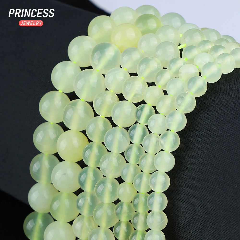 

A++ Natural Xiuyan Jade Serpentine Jade Loose Stone Beads for Jewelry Making Bracelet Necklace DIY Accessories 4 6 8 10mm