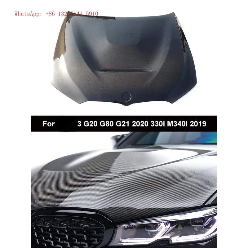 

Direct Replacement G20 Carbon Fiber Hood Front Engine Hood GTS style Bonnet Cover for G20 M340i 2020-2025