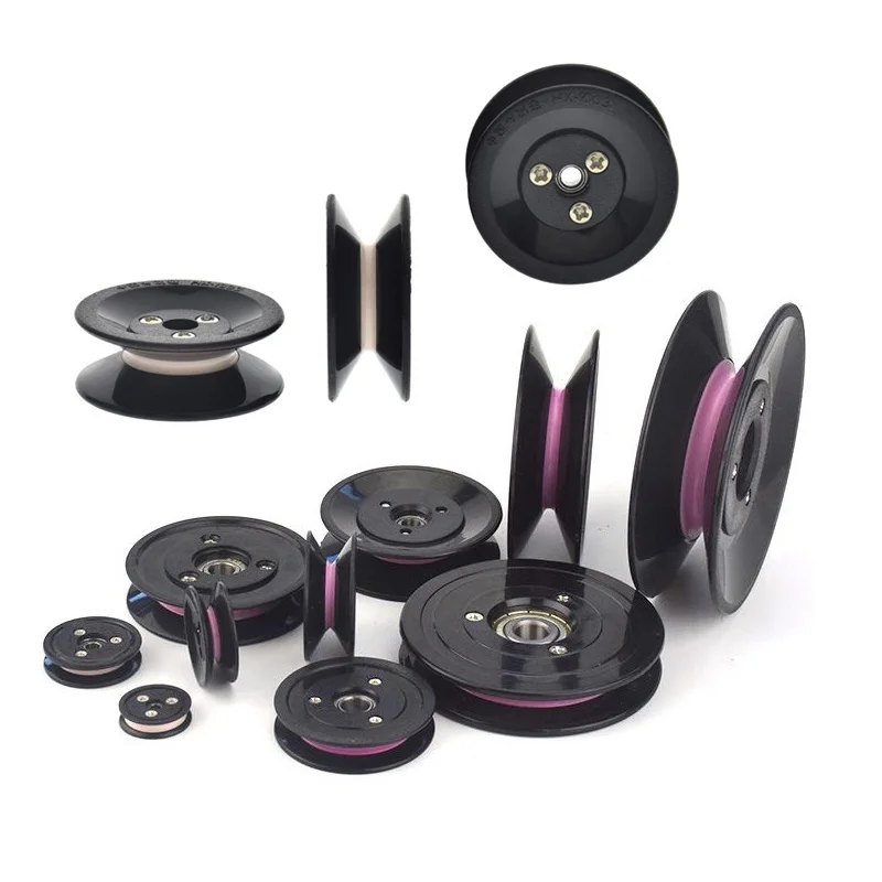 [ZHL02] 5pcs Combination Wire Wheel Guide Guide Wheel Ceramic Plastic for 1007 1008 1009 1010 Thread Inner Diameter 6/8/10mm