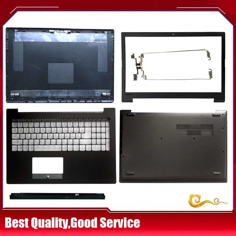 Nueva funda para Lenovo Ideapad 330C-15 330C-15IKB 130-15AST LCD trasera/bisel frontal/cubierta superior del reposamanos/cubierta inferior, negro