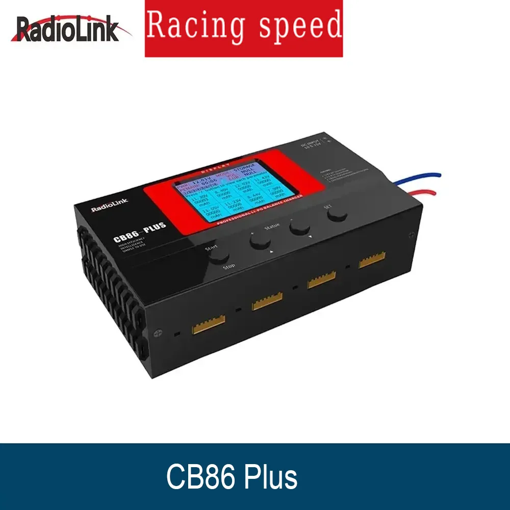 

Radiolink New Balance зарядное устройство CB86 Plus 1s-6s LiPo литиевая батарея профессиональное зарядное устройство 0,1-6A FPV контроллер дрона передатчик