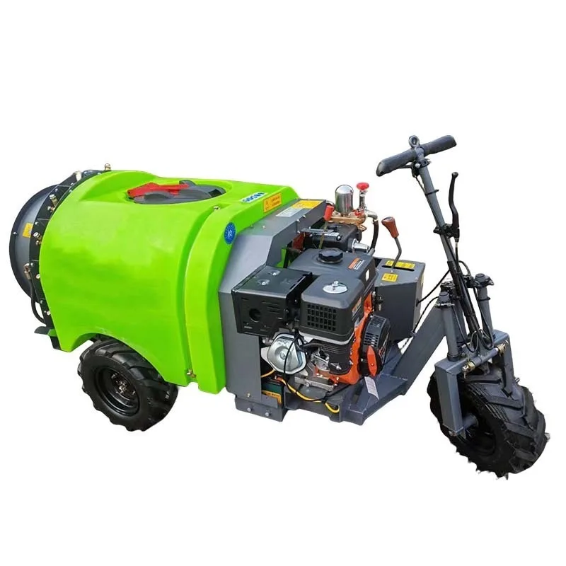 Fruit tree ride-on sprayer, ractor traction sprayer