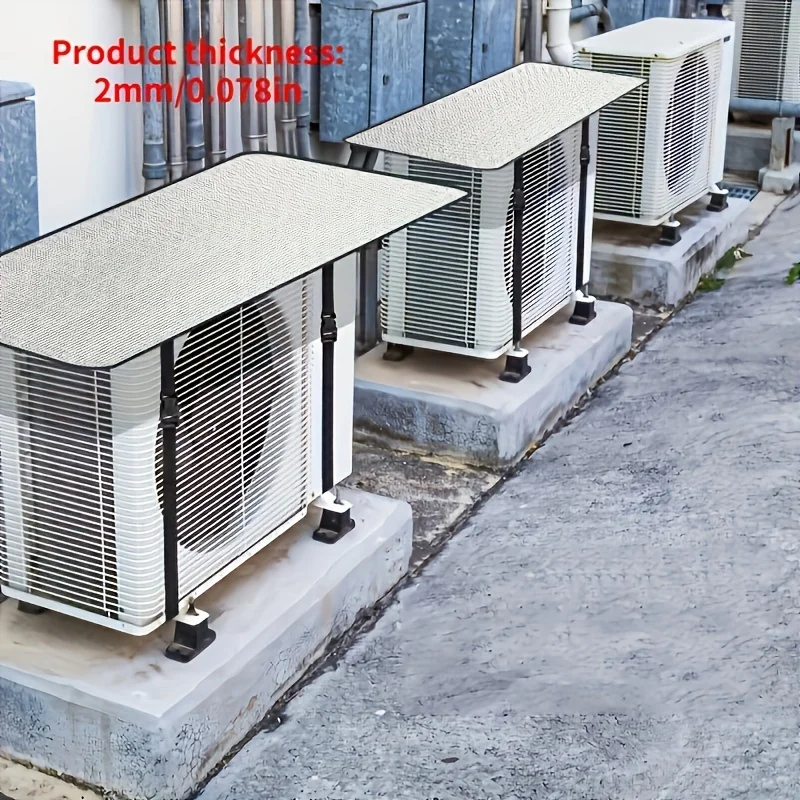 

80x40 см чехол для кондиционера, уличный солнцезащитный непромокаемый чехол для очистки от пыли и снега, домашний кондиционер, инструмент для очистки