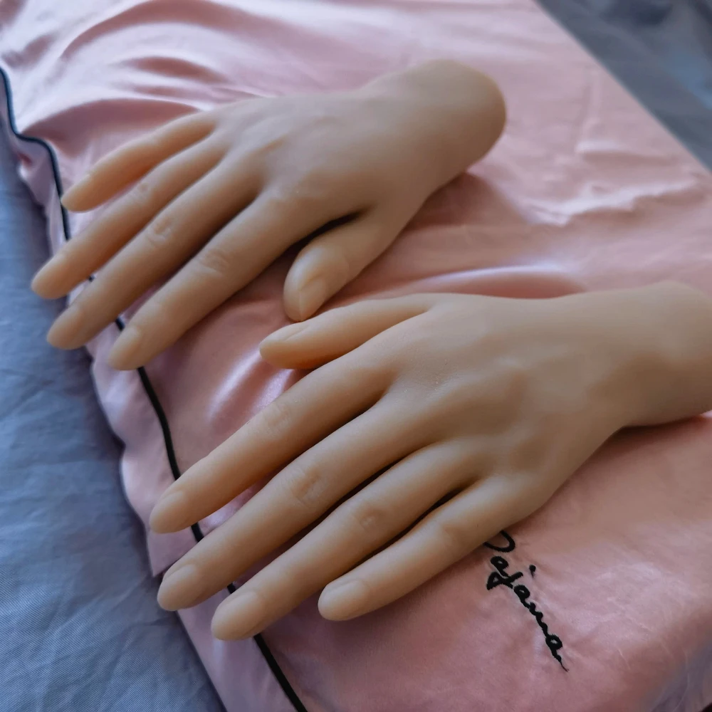 Female Artificial Hand Model Jewelry Rack Home Organizer Simulation B eauty Exercise Lacupuncture and Moxibustion Props AT039