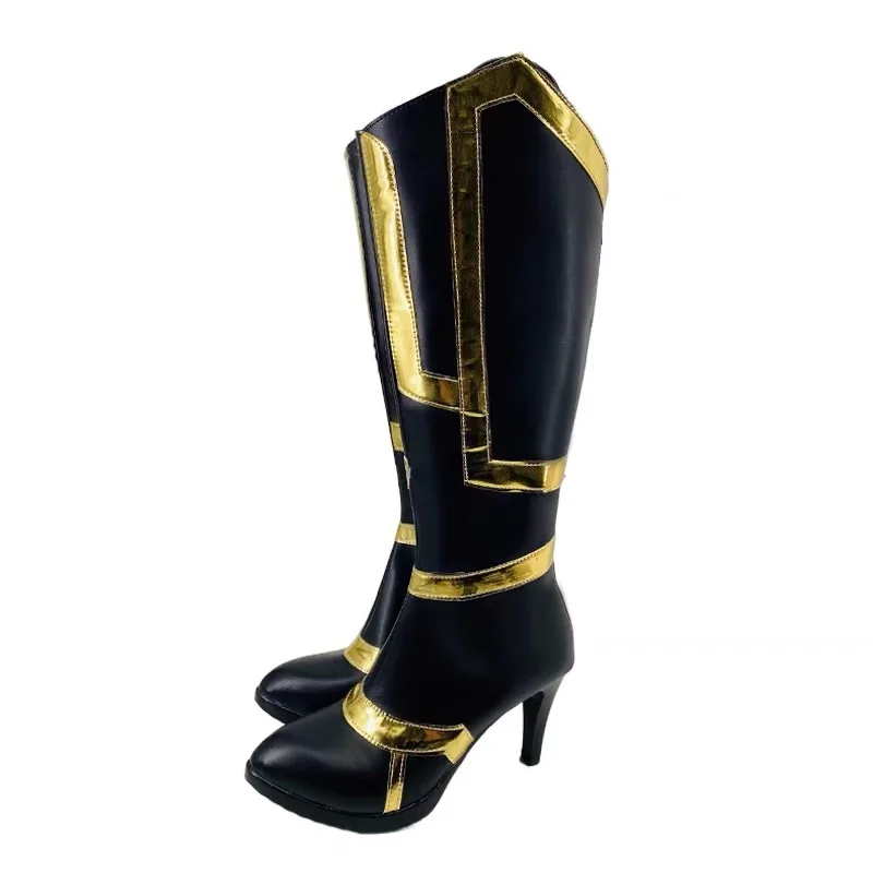 อะนิเมะ เดอะ เอ็มิเนนซ์ อิน ชาโดว์ อัลฟ่า คอสเพลย์ รองเท้าบูท รองเท้าสำหรับเล่นบทบาทสมมติ รองเท้าบูทสั่งทำพิเศษ