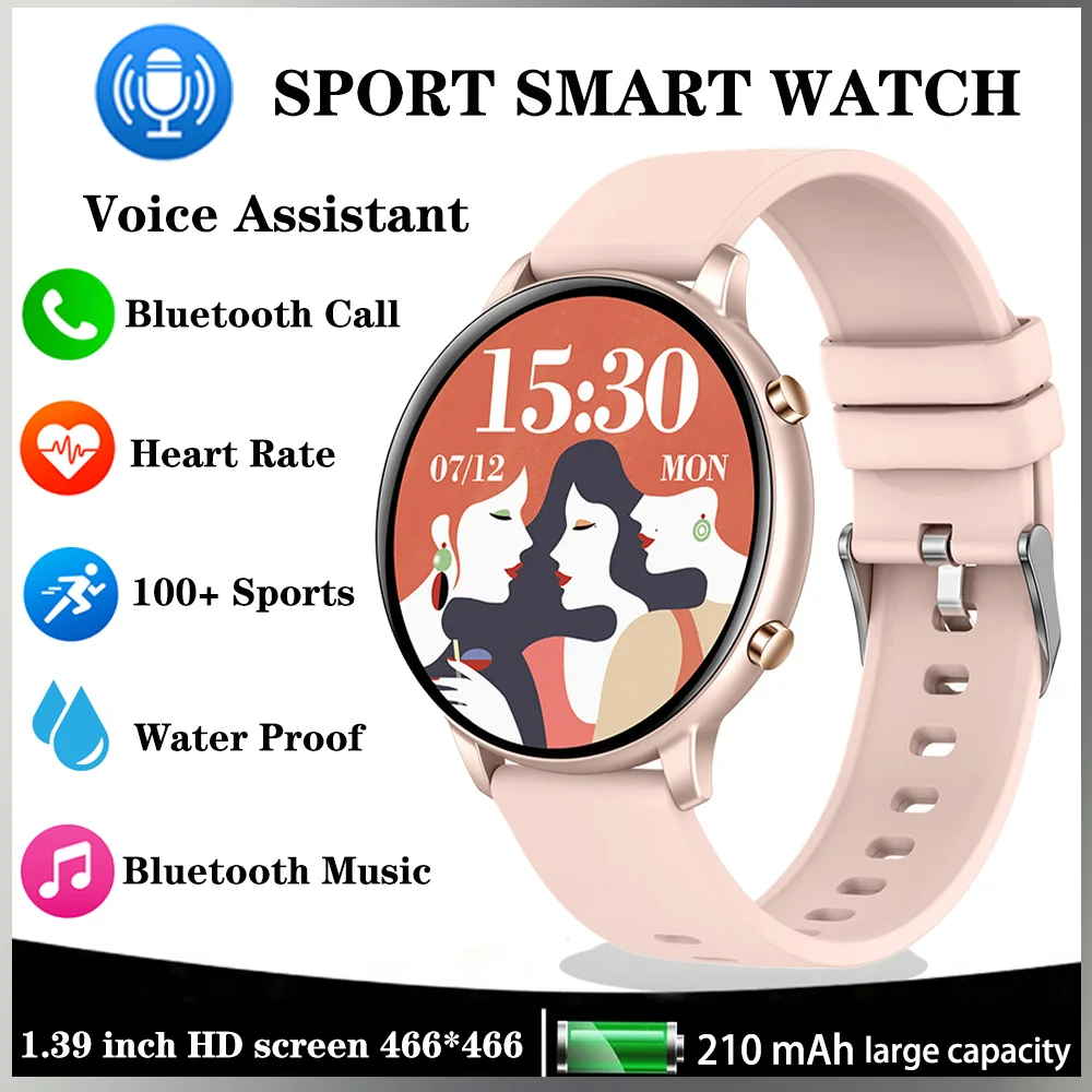 

Xiaomi Mijia Watches for Women Frees Shipping Voice Assistant Bluetooth Calls Heart Rate Monitoring Fitness Waterproof Men Watch