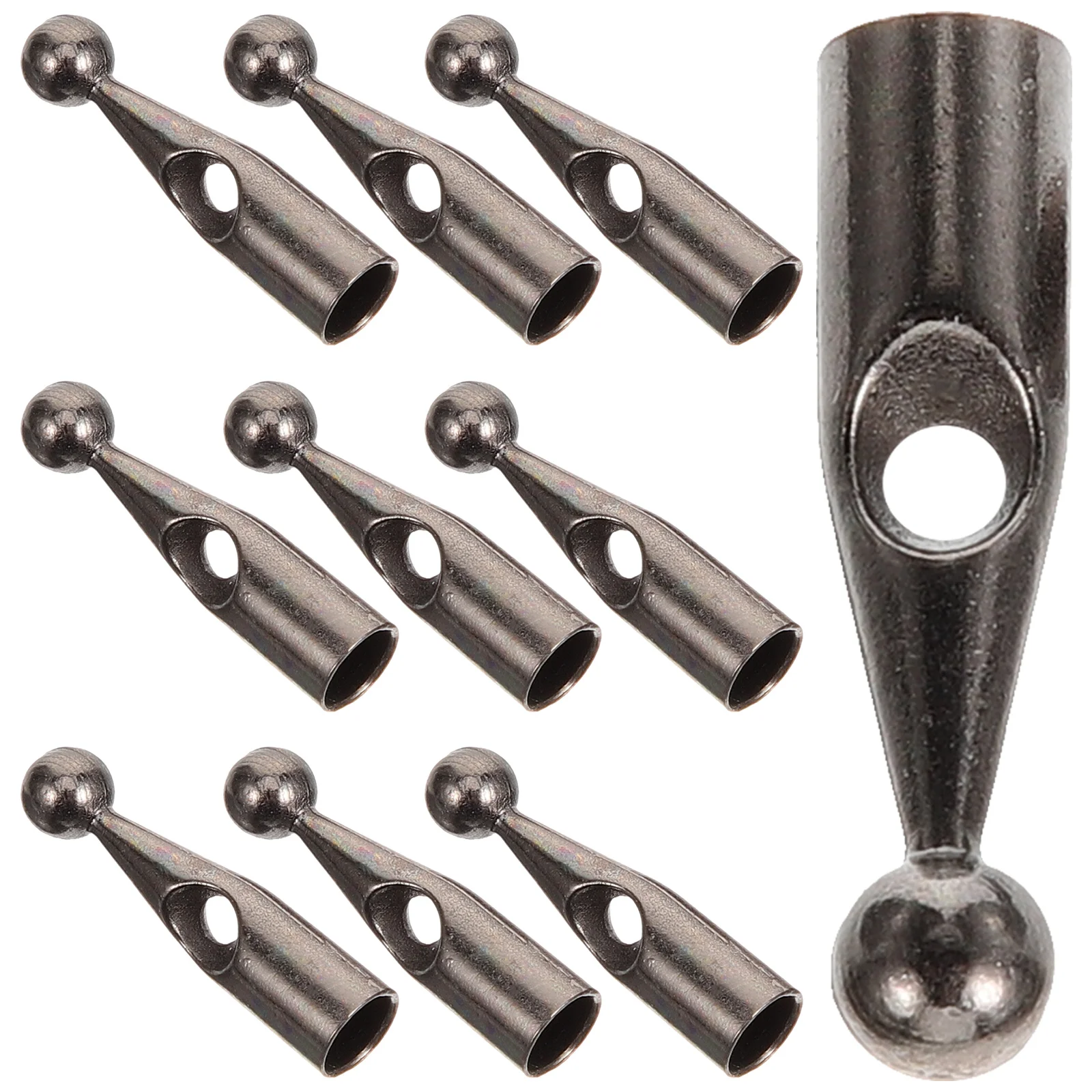 

10 Pcs Raindrops Umbrella Accessories Small Beads Umbrellas Metal Folding Parts