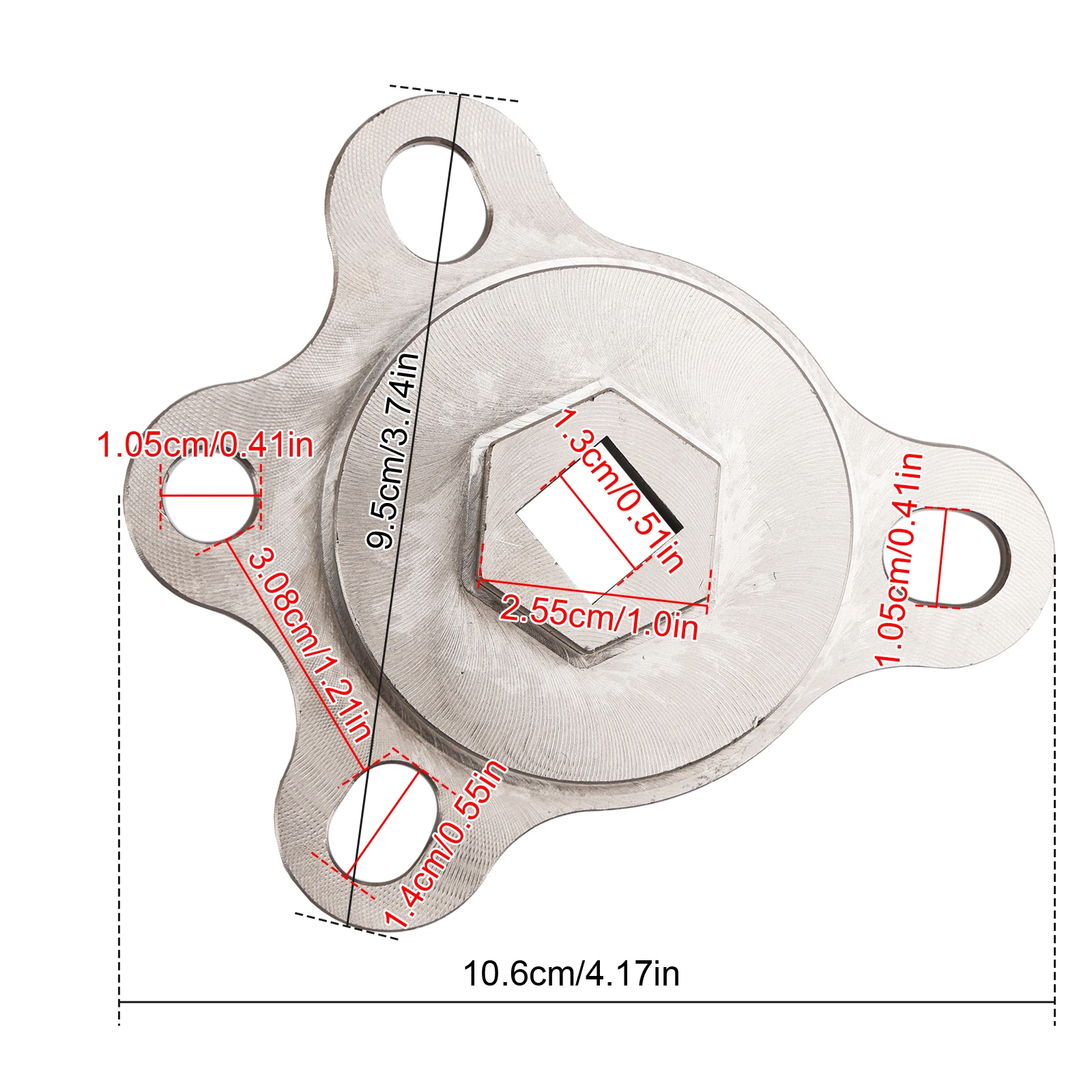 Picture 3: Artudatech Crankshaft Turning Tool Engine Rotation Adapter Tool For Chevy Ford V8 engines Car Accessories