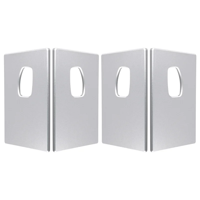 

Aluminum Chrome Billet Interior Door Handles Cover Trim, Anti-Scratch Plates For Hummer H2 SUV SUT 2003-2007
