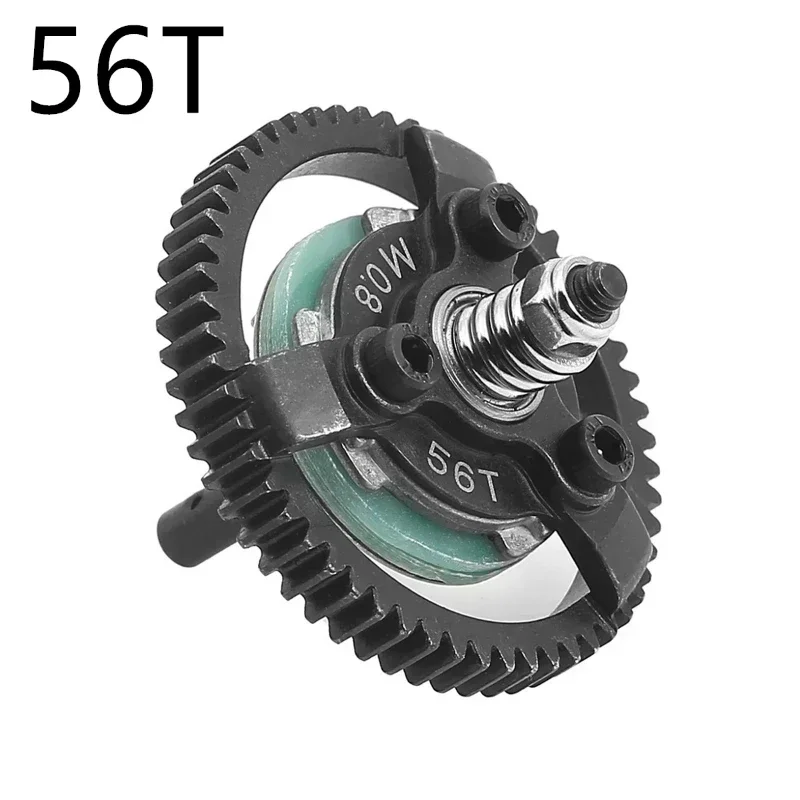 Steel M0.8 50T 52T 54T 60T Spur Gear لـ Trxs Slash Bandit Rustler Stampede 2WD RC قطع غيار السيارات