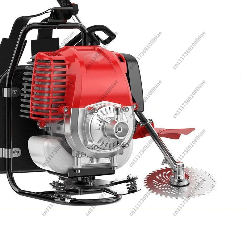 Lawn Mower 0.9kw 7000r/min Four-stroke Backpack Lawn Mower Agricultural Grass Cutter Garden Tools High Power Engine