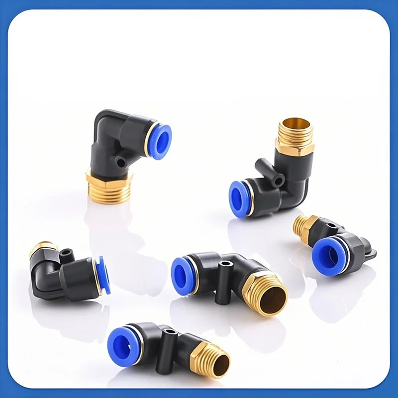Pneumatic Air Connector Fitting PL-4/6/8/10/12/14/16mm Thread M5 1/8