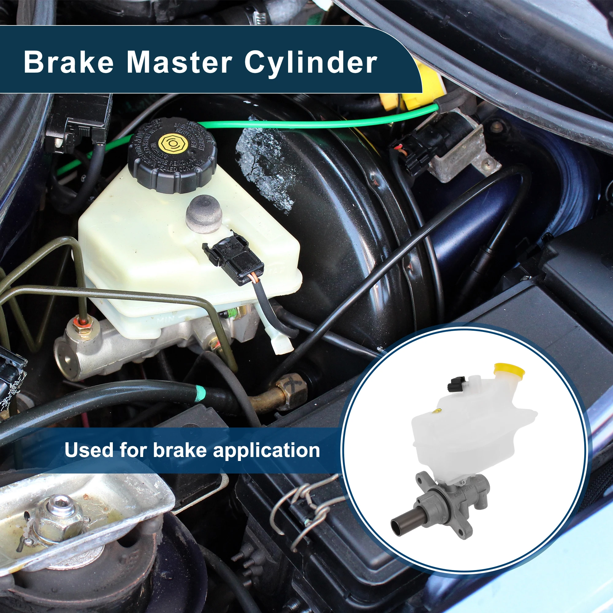 

UXCELL Brake Master Cylinder with Reservoir No.6C112K478AC for Ford Transit Mk7 06-14